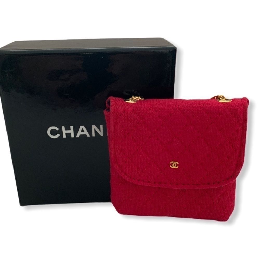 Rare Chanel Quilted Flap Chain Necklace